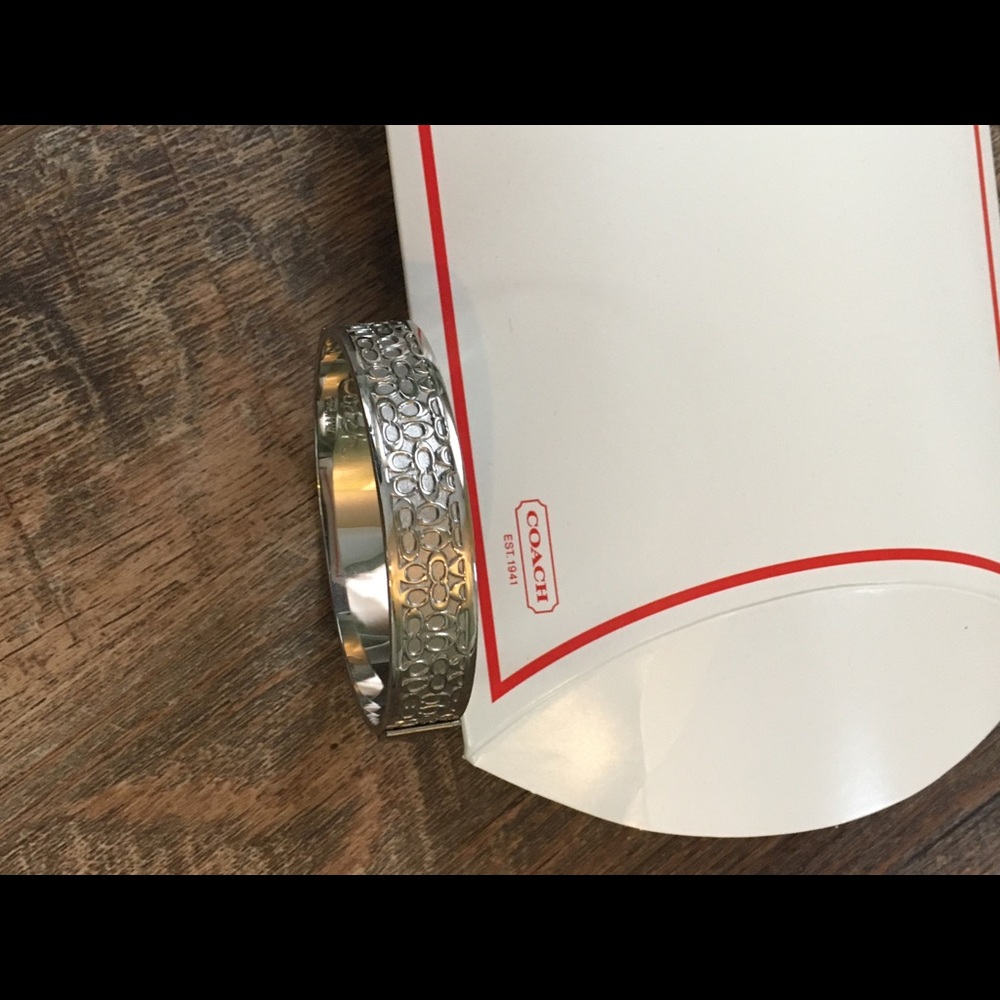 Coach signature C bangle bracelet